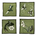 Flora & Fauna Pine Cocktail Napkins S/4