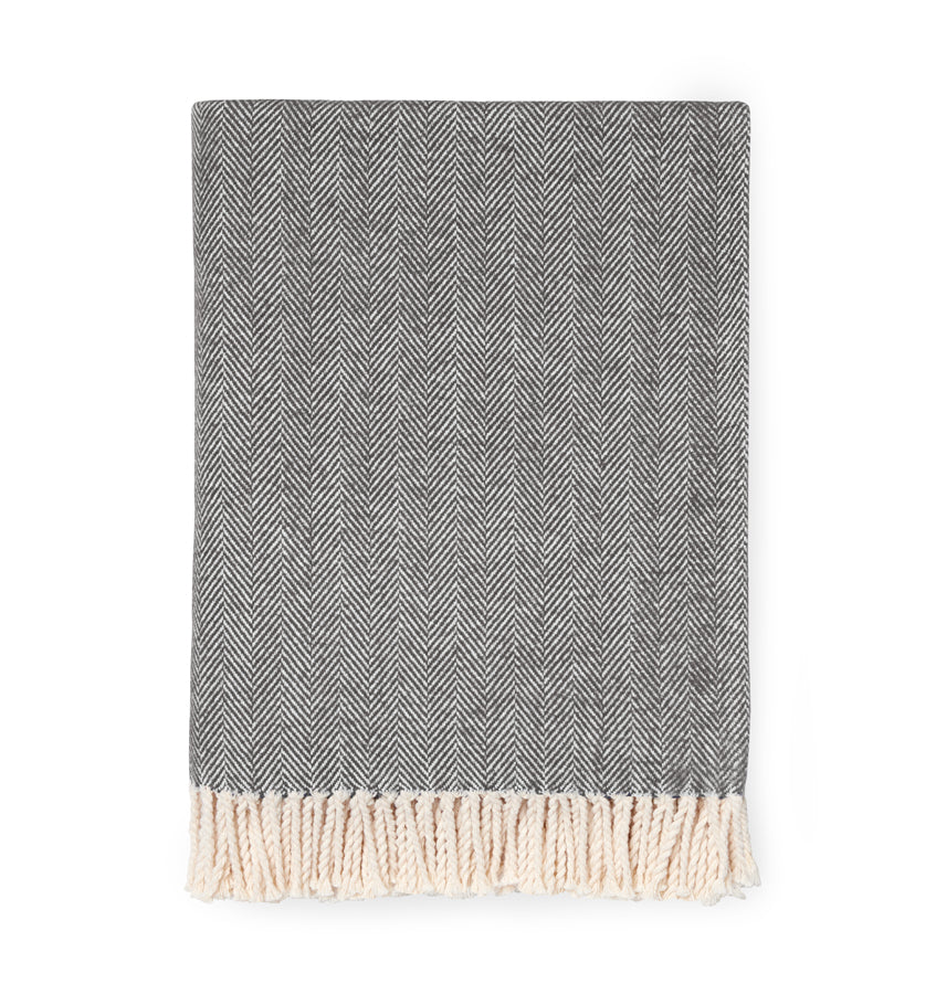 Celine Herringbone Throw in Cotton