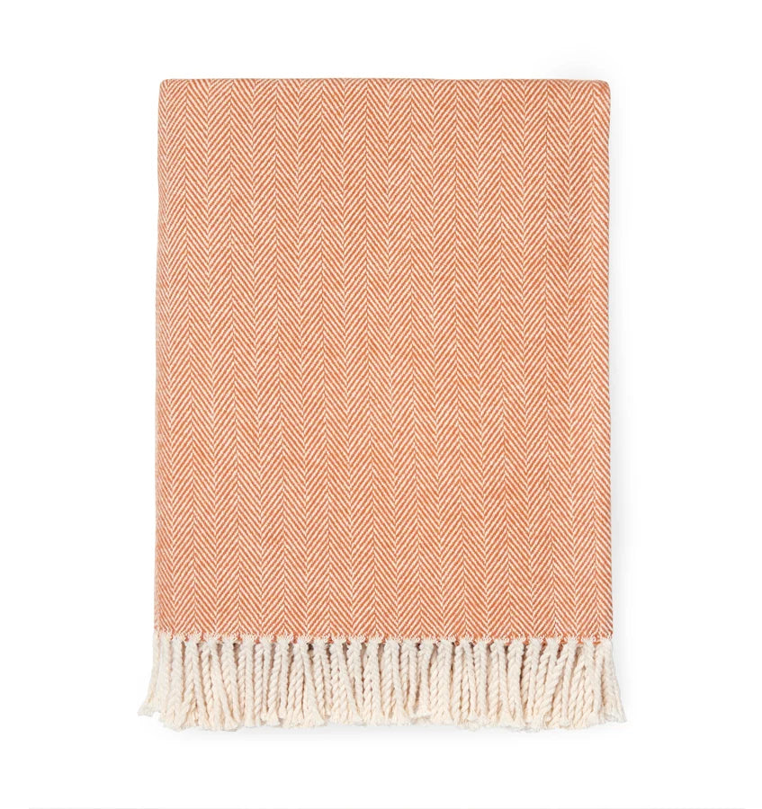 Celine Herringbone Throw in Cotton