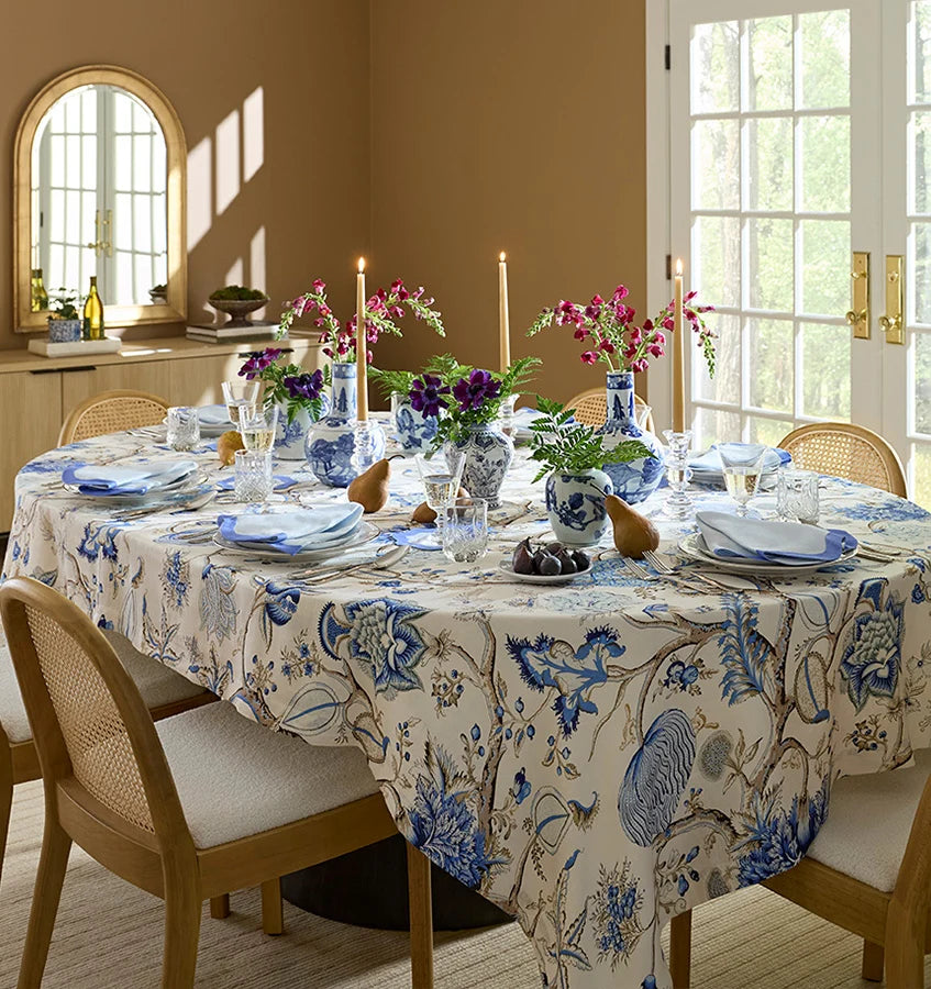 Pondicherry Tablecloth, 70 inches x 108 inches