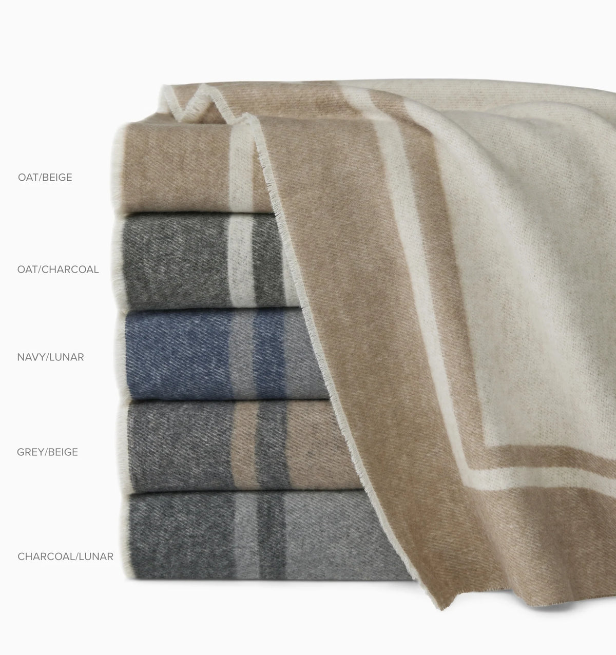 Viletta Throw in Cotton/Wool/Cashmere Blend