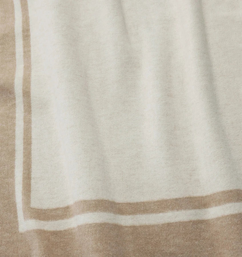 Viletta Throw in Cotton/Wool/Cashmere Blend