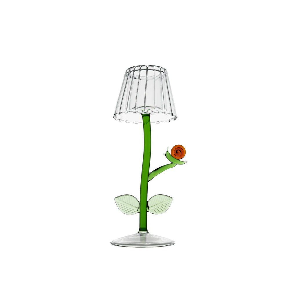 Firefly Tealight Snail with Leaves
