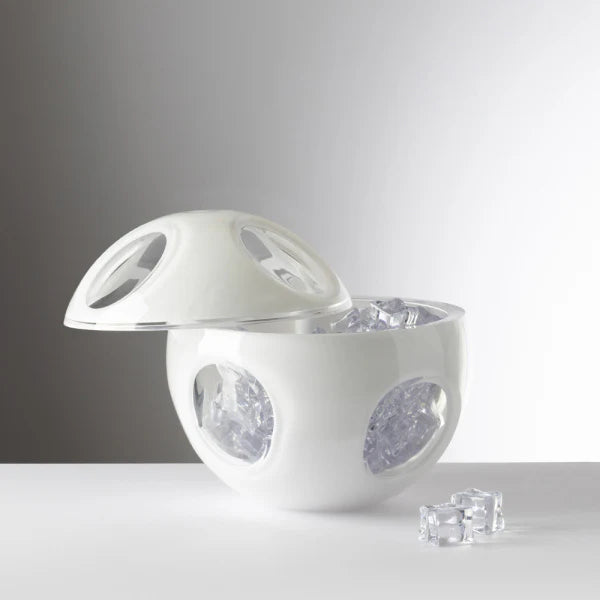 Sputnik Ice Bucket in White