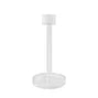 Clear Cocktail Napkin Stand with Pink Napkins