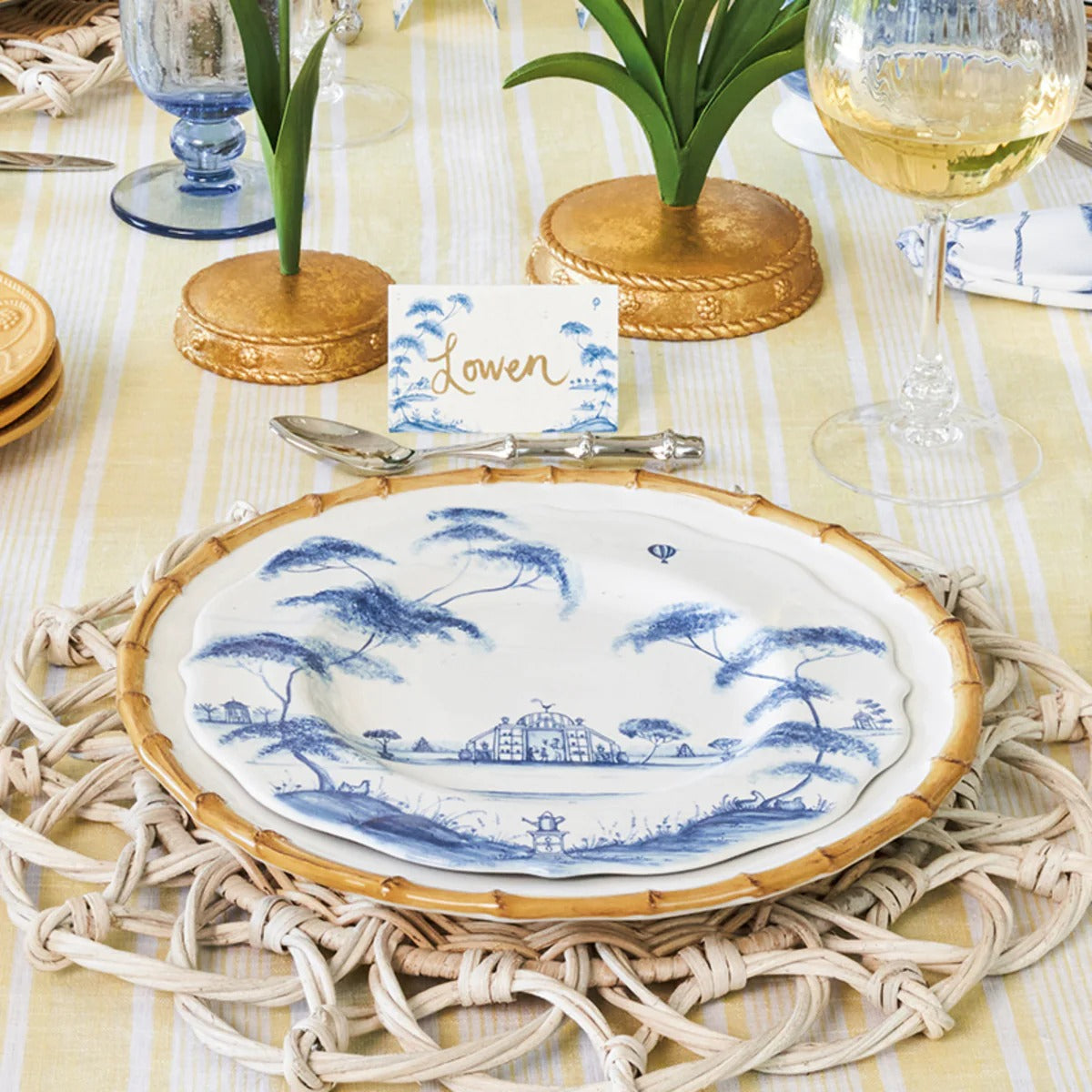 Country Estate Salad Plate Delft Blue