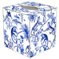 Chic Monkey Blue Tissue Box Cover