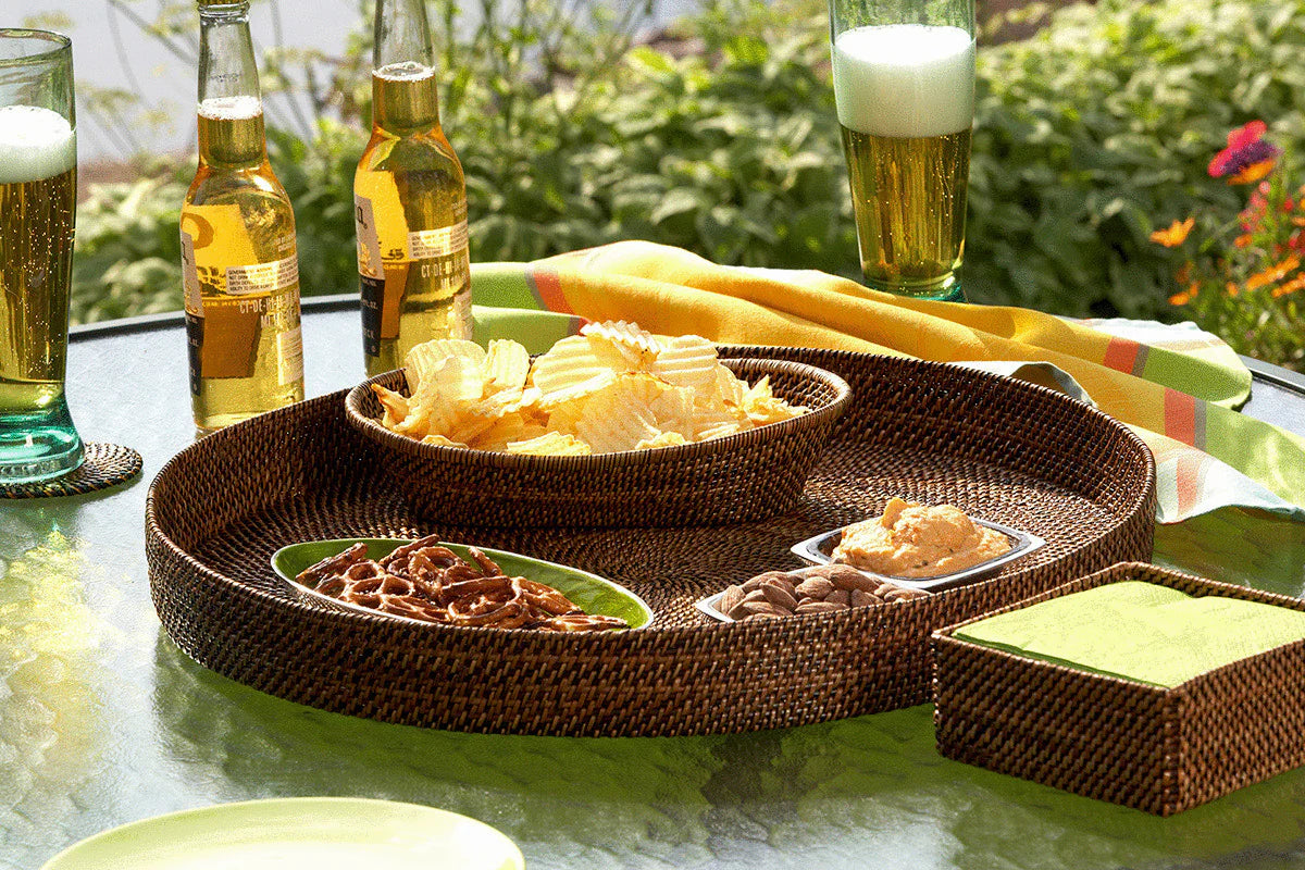 Round Serving Tray, 15"