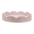 Pale Pink Small Round Scallop Tray