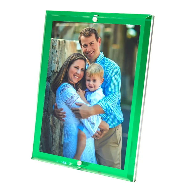 Emerald Acrylic 5 x 7 Beveled Frame