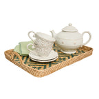 Villa Seville  21" Tray - Chambray