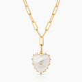 MOP Heart On Clip Chain