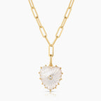 MOP Heart On Clip Chain