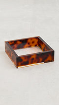 Lucite Tortoiseshell Cocktail Napkin Holder
