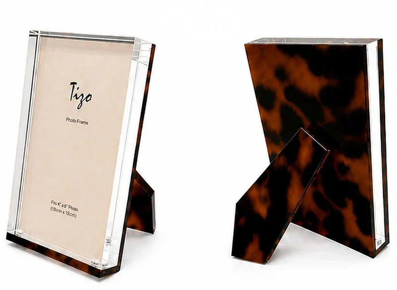 Lucite Tortoise Shell Frame