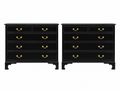 Vintage Ebonized Chest by DiVinci Painters