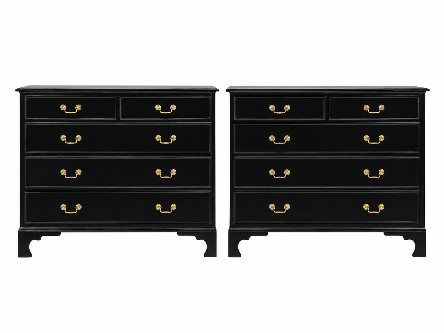 Vintage Ebonized Chest by DiVinci Painters