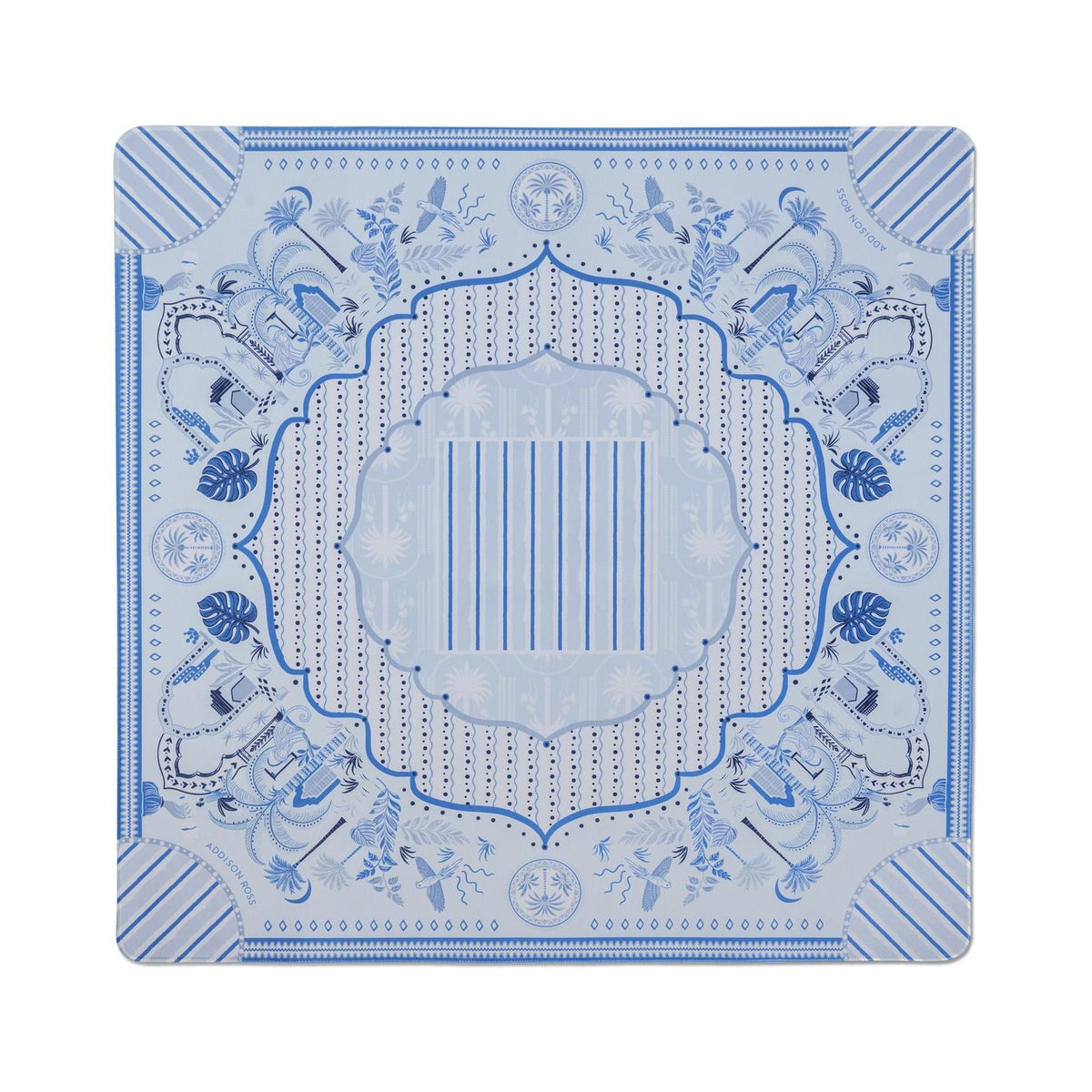 Mahjong Mat Palm Beach Blue