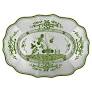 VIDA Faenza Med Platter Green & White