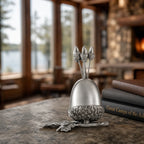 Pewter Acorn Cheese Pick Set