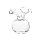 Hibiscus Glass Bud Vase in Clear