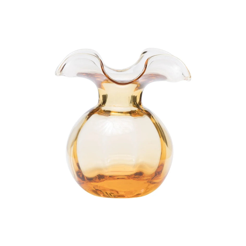 Hibiscus Bud Vase in Amber