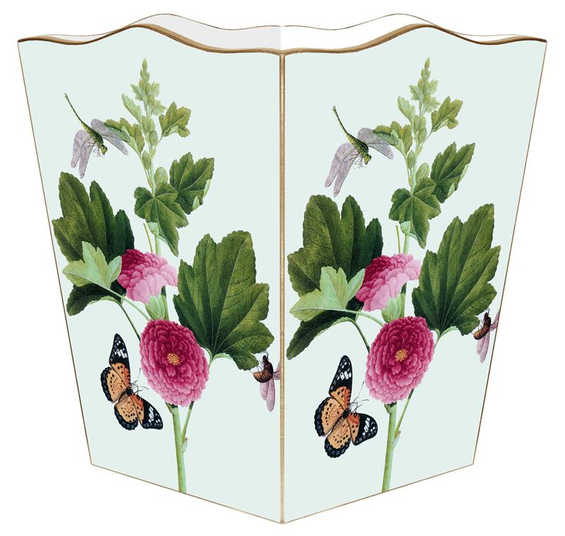 Pink Peony & Butterfly