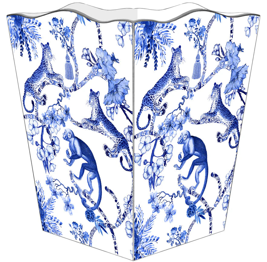 Chic Monkey Toile Blue