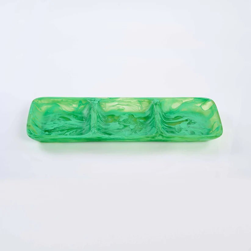 3 Part Tray Large - Peridot