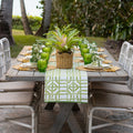 Green Bamboo Table Runner