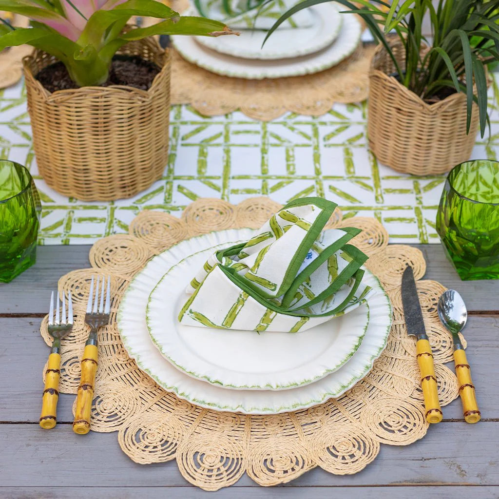 Green Bamboo Napkin | Set of 4