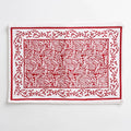 Tapestry Deep Red Placemat