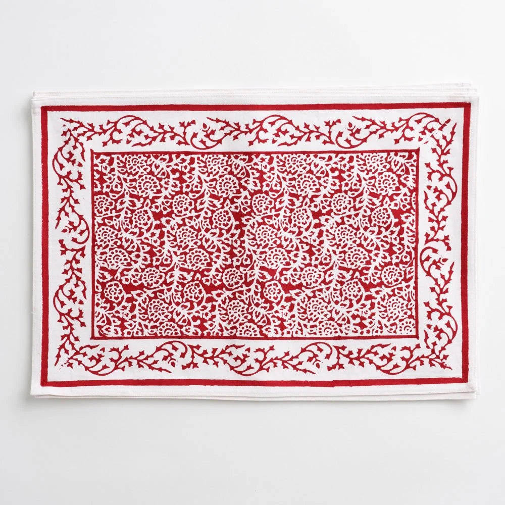 Tapestry Deep Red Placemat