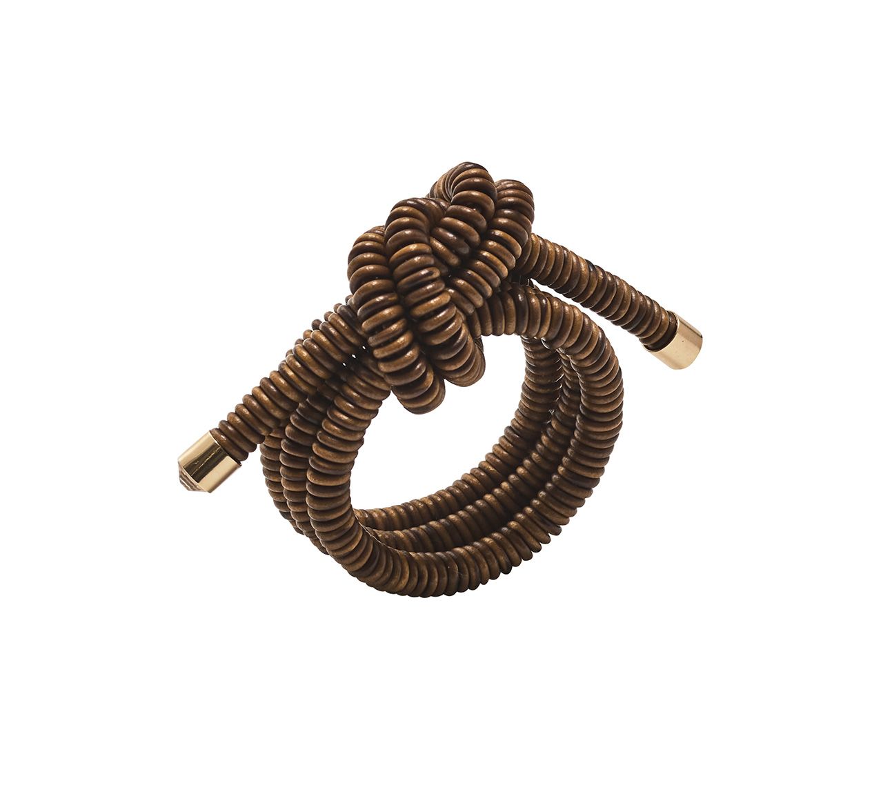 Coil Napkin Ring - Brown (S/4)