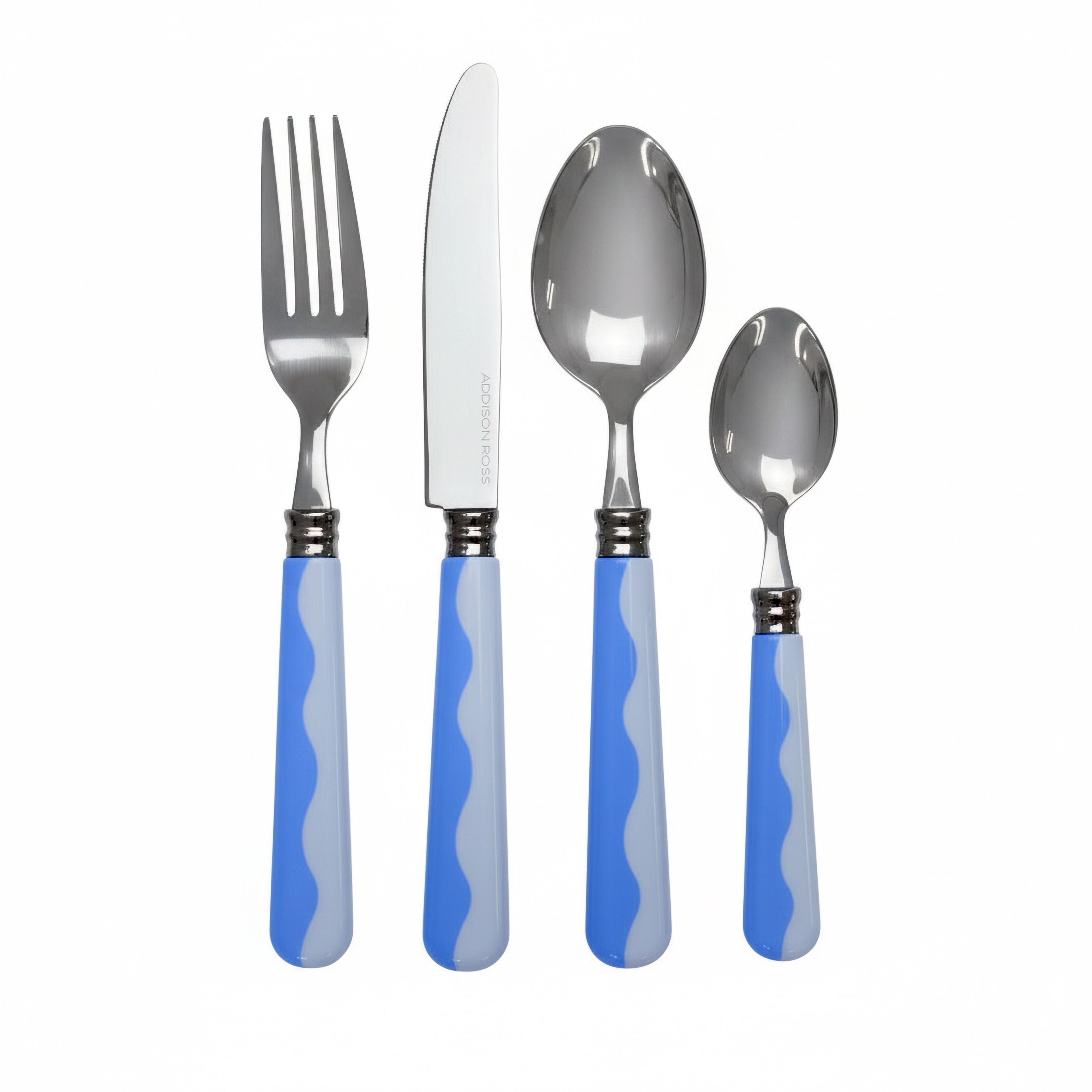 Wave Cutlery Periwinkle & Pale Blue