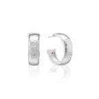 Cleopatra Classic Small Hoop Earrings - Silver