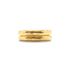 Cleopatra Slice Stacking Ring Set, Size 7 - Gold