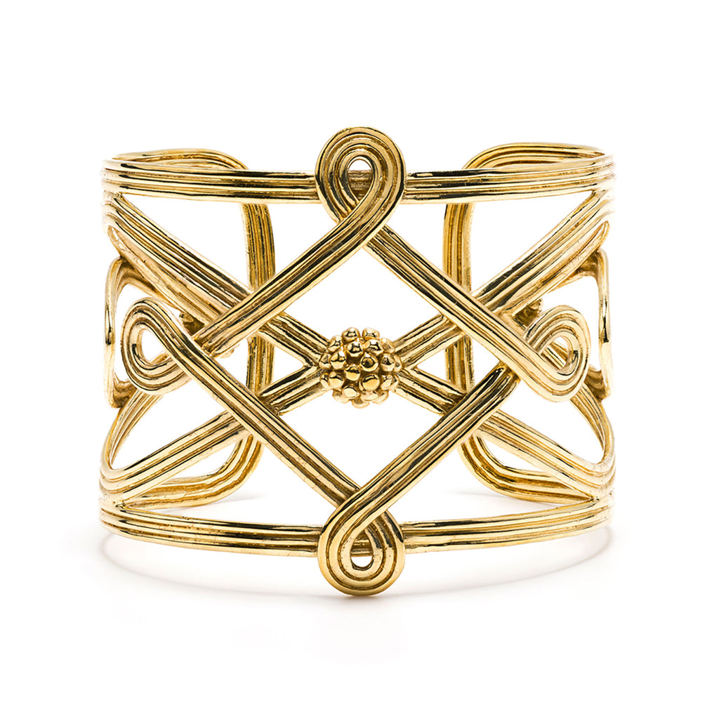 Monique Compass Cuff - Gold