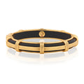 Gaia Petite Hinged Bangle S/M - Ebony