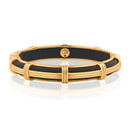 Gaia Petite Hinged Bangle S/M - Ebony