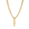 Golden Laurel Convertible Necklace, 16"+2" - Gold
