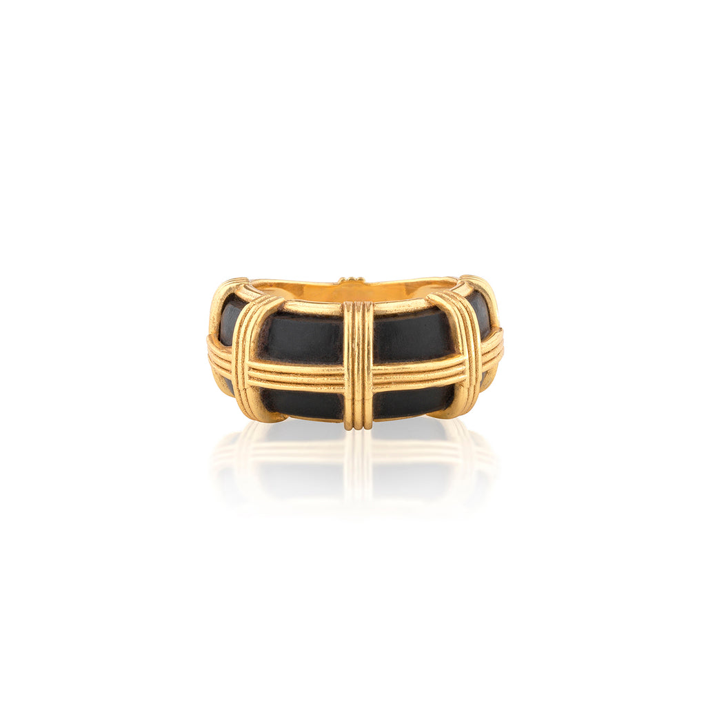 Gaia Ring Size 8 - Ebony