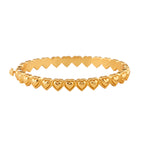 Love Petite Hinged Bangle, S/M - Gold