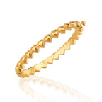 Love Petite Hinged Bangle, S/M - Gold