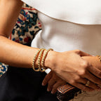 Love Petite Hinged Bangle, S/M - Gold