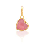 Love Gem Medium Pendant - Pink Jade