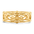 Monique Hinged Bangle - Gold