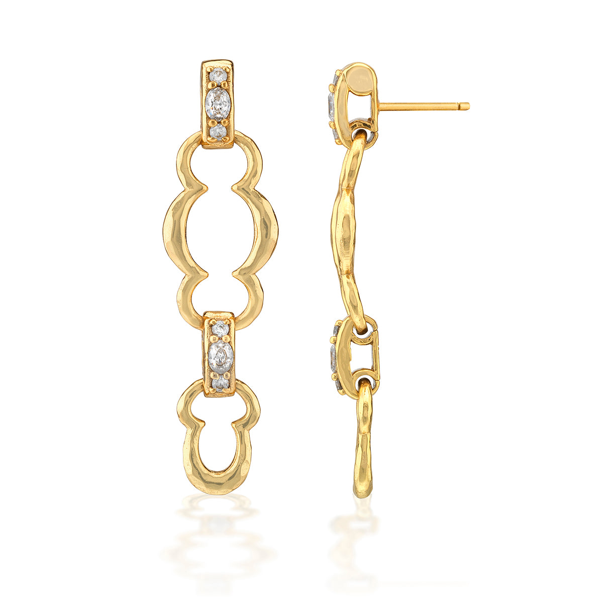 Maharani Grande Double Drop Earrings