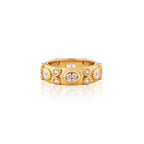 Maharani Hammered Ring Size 7