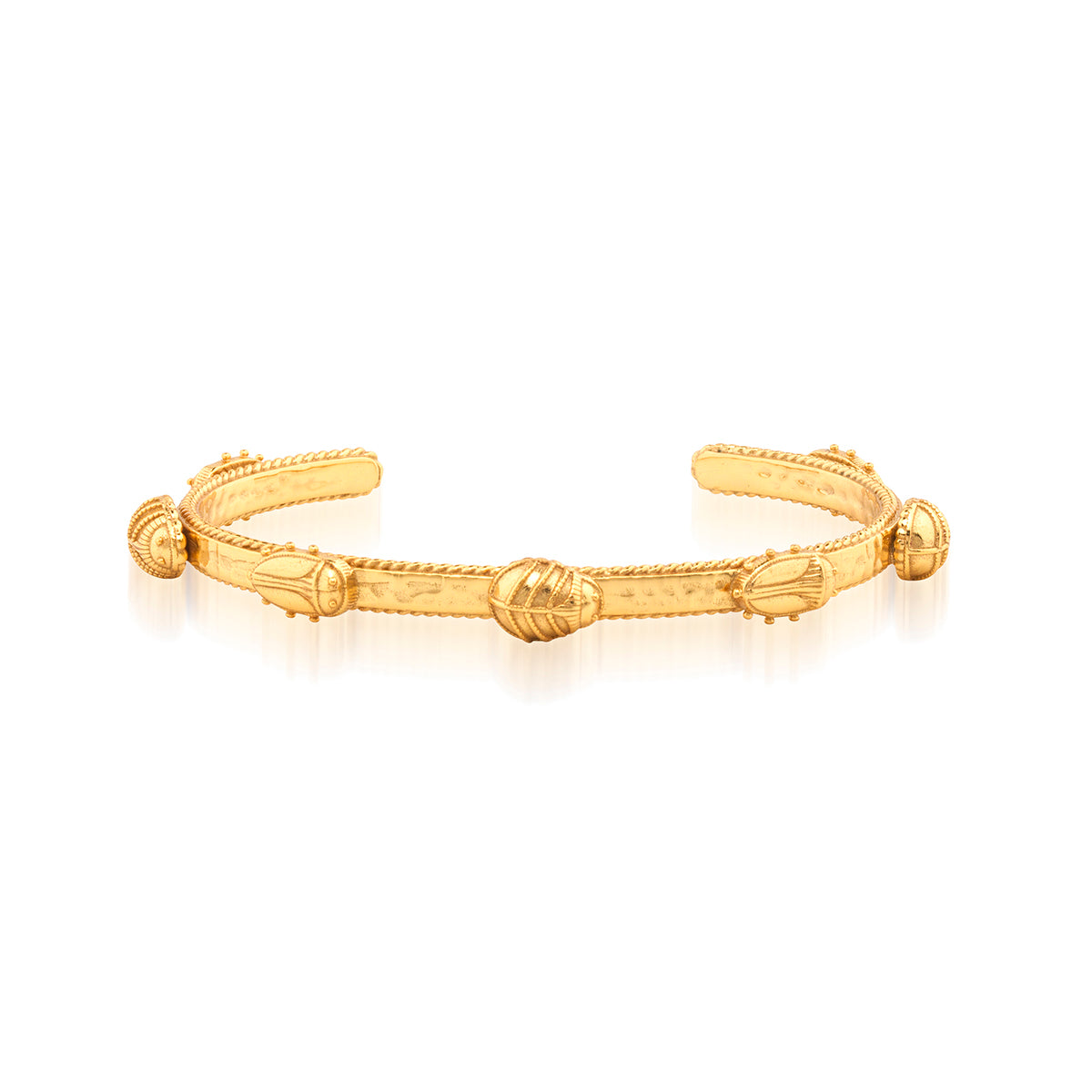 Scarab Petite Cuff - Gold